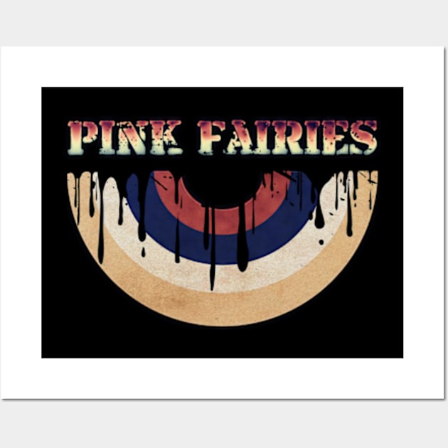 Melted Vinyl  - Pink Fairies Wall Art by FUTURE SUSAN